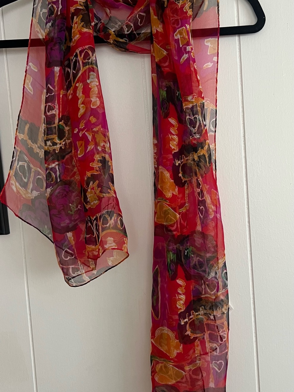 Tino Cosma Long Silk Scarf